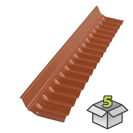 Suntop 4 Ft. Red Brick Wall Connector, 5PK 193388